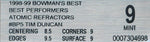 Topps 1998-1999 Bowman's Best Best Performers #BP5 Tim Duncan 30/50 / BGS Grade 9
