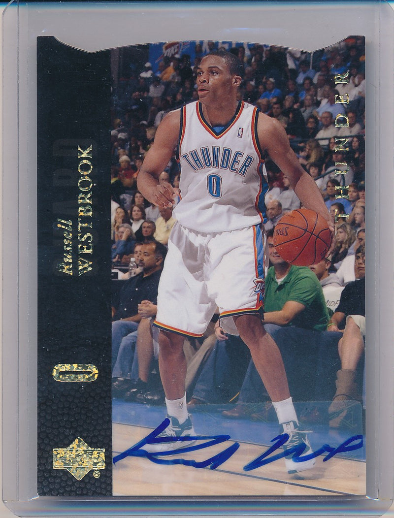 Upper Deck 2008-09 UD Lineage Die Cut Autograph #204 Russell Westbrook