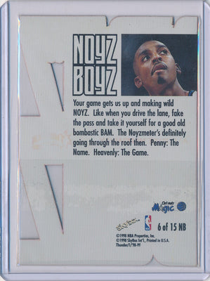 SkyBox 1998-1999 Thunder NOYZ BOYZ #6/15NB Anfrernee Hardaway