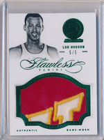 Panini 2012-2013 Flawless Emerald Jumbo Patches #64 Lou Hudson 5/5