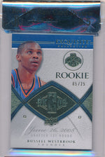 Upper Deck 2008-09 Exquisite Collection Rookie  #93 Russell Westbrook 5/25 / BGS Grade 8.5