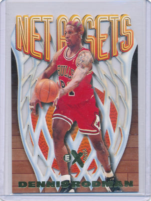 SkyBox 1996-97 E-X 2000 Net Assets #44367 Dennis Rodman none