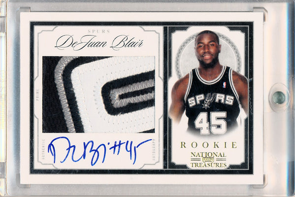 Panini 2009-2010 National Treasures Century Gold #232 Dejuan Blair 8/25