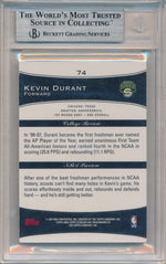 Topps  2007-2008 Ecehlon Blue #74 Kevin Durant 8/10 / BGS Grade 8.5