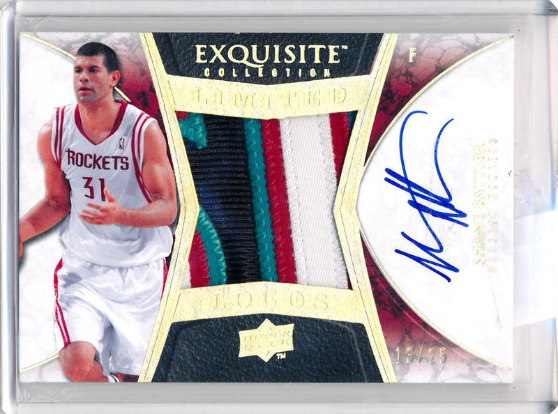 Upper Deck 2008-2009 Exquisite Collection Limited Logos #LLSB Shane Battier 13/25