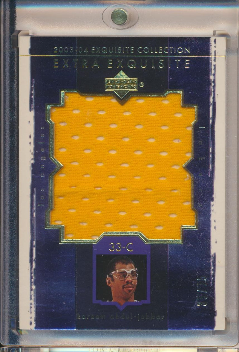 Upper Deck 2003-2004 Exquisite Collection Extra Exquisite Jumbo Patch #EE-BD Baron Davis 28/75