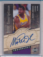 Upper Deck 2006-2007 Chronology HOF Inscriptions #HOF-MJ Magic Johnson 43/50