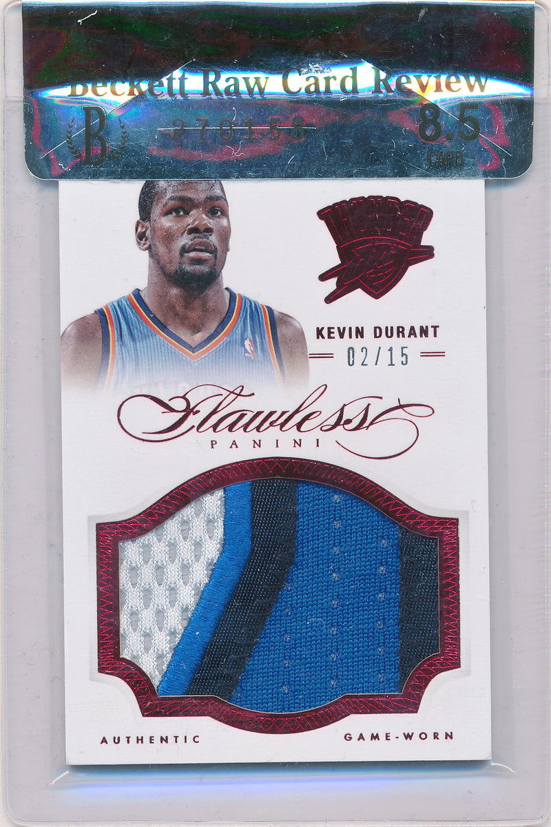 Panini 2012 2013 Flawless Authentic Game Worn Jersey 38 Kevin Durant Mr. B s Collection