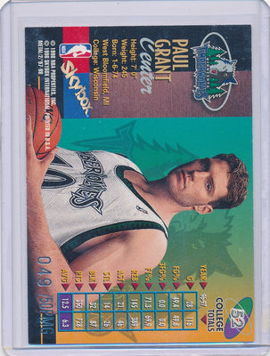 Skybox 1997-1998 Metal Universe Championship Precious Metal Gems #52 Paul Grant 49/50