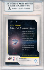 Skybox 2008-2009 Metal Universe Precious Metal Gems Red #30 Kevin Durant 29/50 / BGS Grade 9