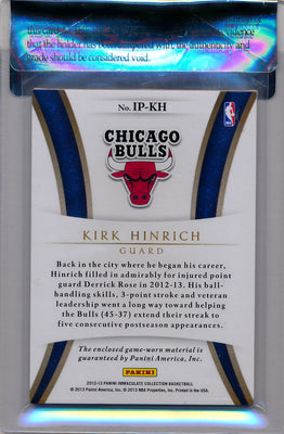 Panini 2012-2013 Immaculate Collection  #IPKH Kirk Hinrich 2/26