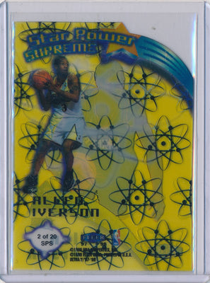 Fleer 1997-1998 Ultra  Star Power Supreme #2/20SPS Allen Iverson