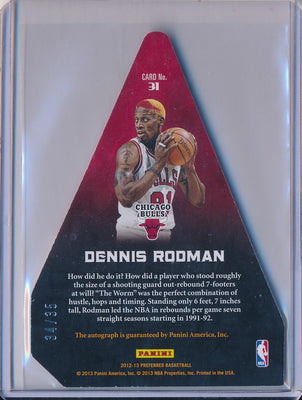 Panini 2012-2013 Panini Prefered Panini's Choice Awards #31 Dennis Rodman 34/35