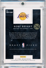 Panini 2017-2018 Impeccable Draft Picks #IDPKBR Kobe Bryant 3/13