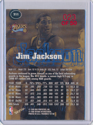 SkyBox 1997-1998 Premium Star Rubies #211 Jim Jackson 23/50