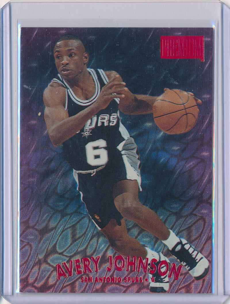 SkyBox 1997-1998 Premium Star Rubies #38SR Avery Johnson 13/50