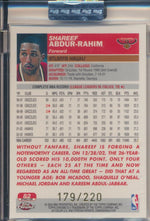 Topps  2003-2004 Chrome  X-Fractor #82 Shareef Abdur-Rahim 179/220