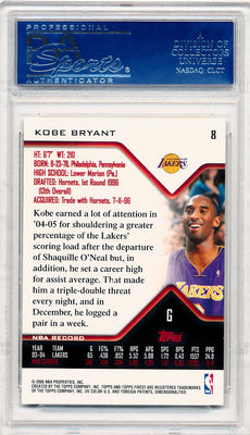 Topps 2004 Finest  #9 Kobe Bryant  / PSA Grade 9