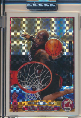 Topps  2003-2004 Chrome  X-Fractor #98 Lamar Odom 51/220