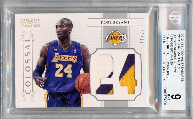 Panini 2012-2013 Kobe Anthology Memorabilia Autographs Prime #3