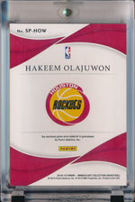 Panini 2018-2019 Immaculate Collection Heel Logo #SP-HOW Hakeem Olajuwon 1/1