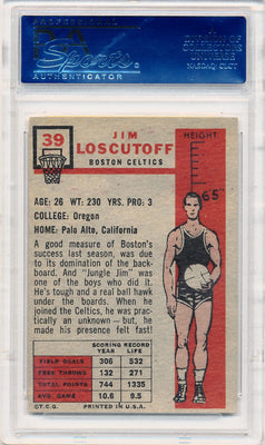 Topps Bowman  1957   #39 Jim Loscutoff  / PSA Grade 5 / BGS Grade None