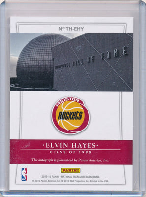 Panini 2015-2016 National Treasures  Treasures Of The Hall #TH-EHY Elvin Hayes 4/10