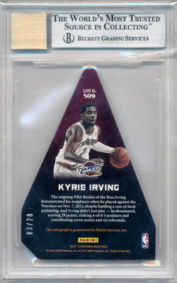 Panini 2012-2013 Preferred Blue #509 Kyrie Irving 3/20 / BGS Grade 9 / Auto Grade 10