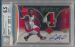 Upper Deck 2006-2007 Exquisite Collection Number Pieces #EN-CB Chris Bosh 4/4 / BGS Grade 8.5 / Auto Grade 10