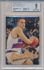 Fleer 1996-1997 Fleer Ultra Platinum Medallion #P-87 Steve Nash  / BGS Grade 9