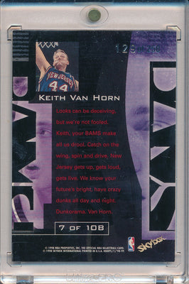 SkyBox 1998-1999 Hoops BAMS #7/10B Keith Van Horn 129/250