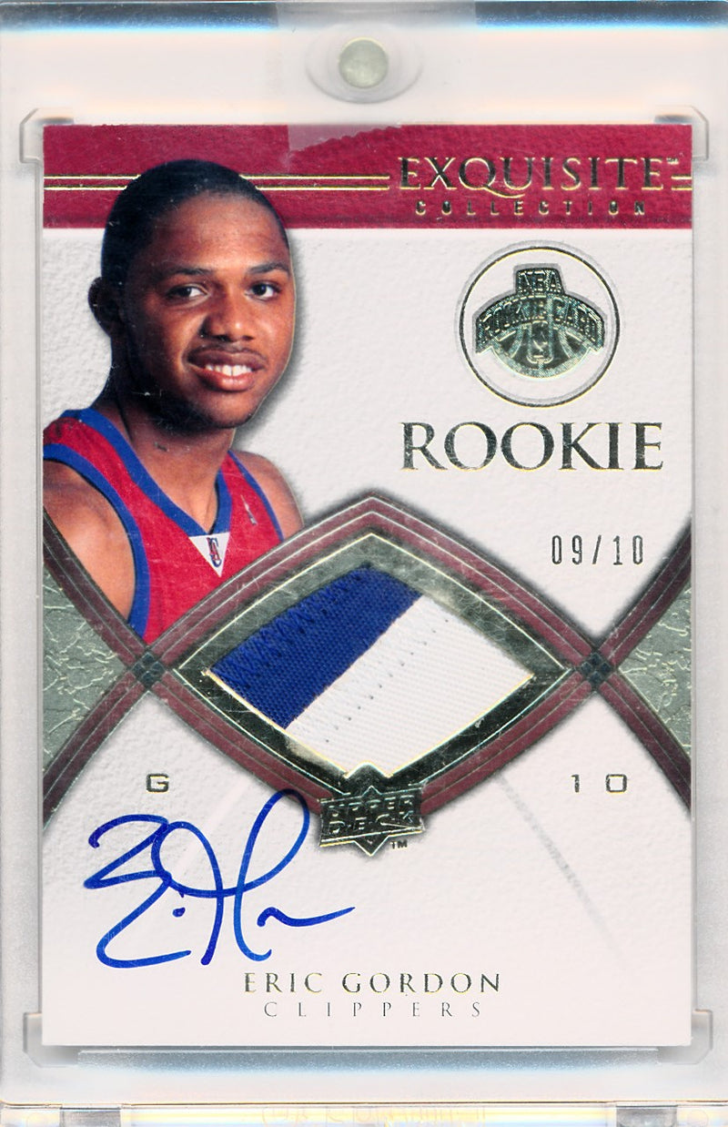 Upper Deck 2008-2009 Exquisite Collection Rookie Parallel #94 Eric Gordon 9/10