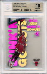 Skybox 1998-1999 E-X Century Dunk 'N Go Nuts #15 Michael Jordan 15/20 / BGS Grade 10
