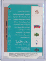 Upper Deck 1998-1999 SP Authentic Sign Of The Times #AV Avery Johnson