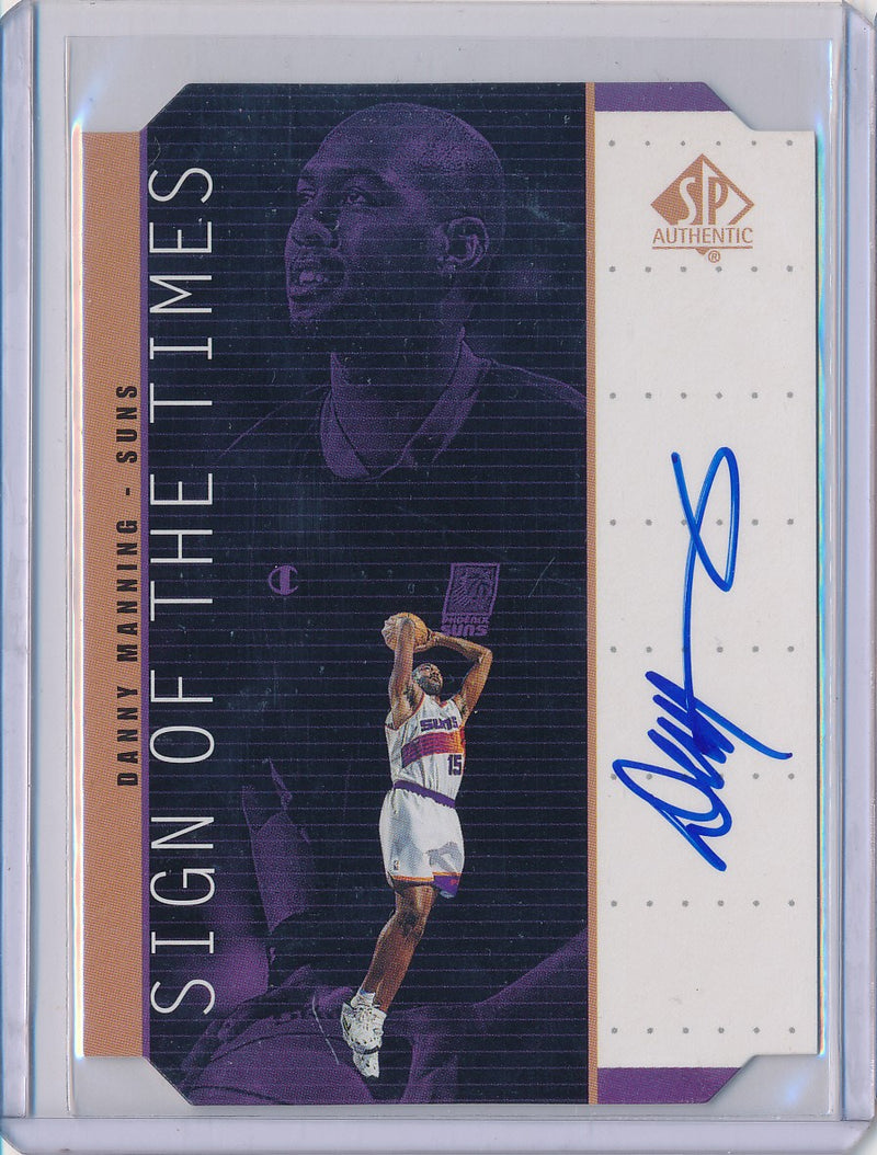 Upper Deck 1998-1999 SP Authentic Sign Of The Times #DN Danny Manning