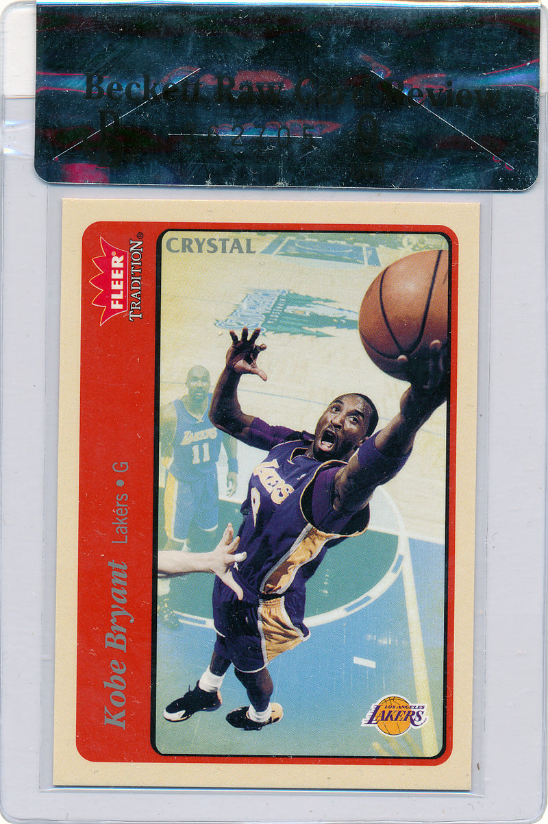 Fleer 2004-2005 Tradition  Crystal #126 Kobe Bryant 23/150