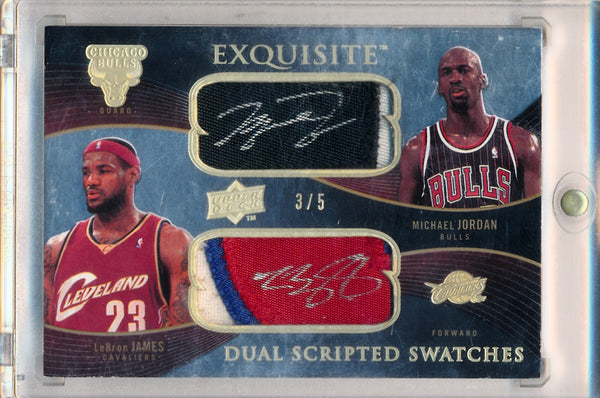 dual exquisite michael jordan lebron james