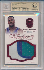 Panini 2012-2013 Flawless Ruby Jumbo Patches #51 Alonzo Mourning 05/12 / BGS Grade 9.5