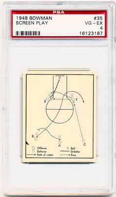 Topps Bowman 1948   #35   / PSA Grade 4 / Auto Grade None