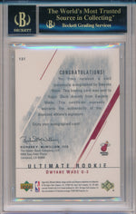 Upper Deck 2003-2004 Ultimate Collection Ultimate Rookie #131 Dwyane Wade 162/250 / BGS Grade 10 / Auto Grade 10