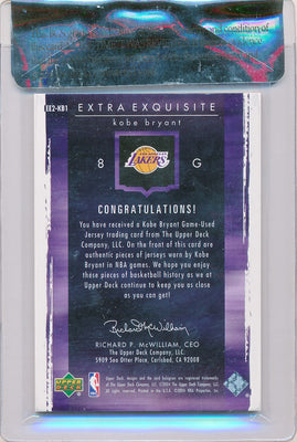 Upper Deck 2004 Exquisite Collection Extra Exquisite #EE2-KB1 Kobe Bryant 5/25