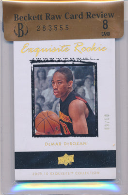 Upper Deck 2009-2010 Exquisite Collection Rookie Parallel #65 Demar Derozan 9/10