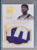 Panini 2012-2013 Flawless Gold Jumbo Patches #11 Isiah Thomas 01/10