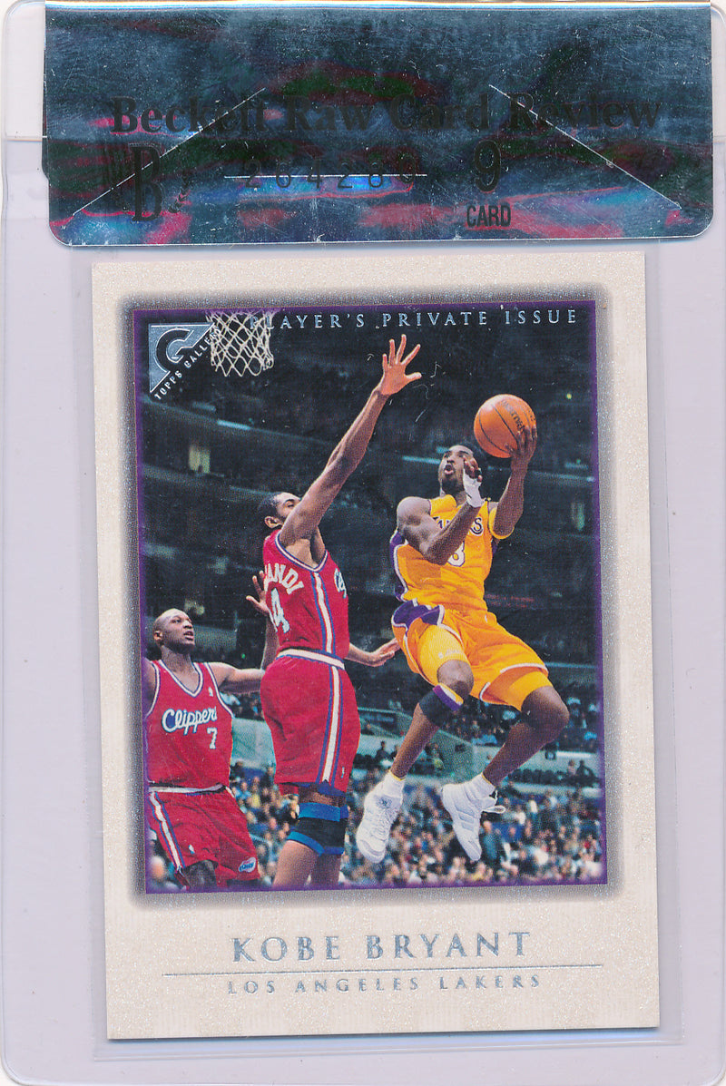 Topps 2000 Gallery Player's Private Issue #70 Kobe Bryant 185/250