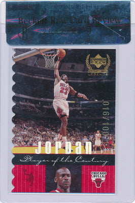 Upper Deck 1999 Century Legend Player Of The Century #83 Michael Jordan 16/100