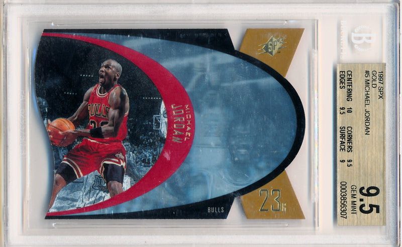 Upper Deck 1997 SPx Gold #5 Michael Jordan / BGS Grade 9.5 – Mr