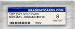 Fleer 1997 23KT Gold Card #9718 Michael Jordan