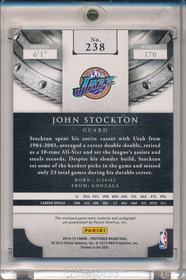 Panini 2014-2015 Panini Prefered Silhouettes #238 John Stockton 7/25