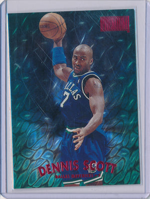 SkyBox 1997-1998 Premium Star Rubies #141 Dennis Scott 24/50