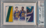 Panini 2014-2015 Flawless Ruby Dual Diamond Patches  #DD-JAZZ John Stockton/ Karl Malone 07/15 / BGS Grade 9